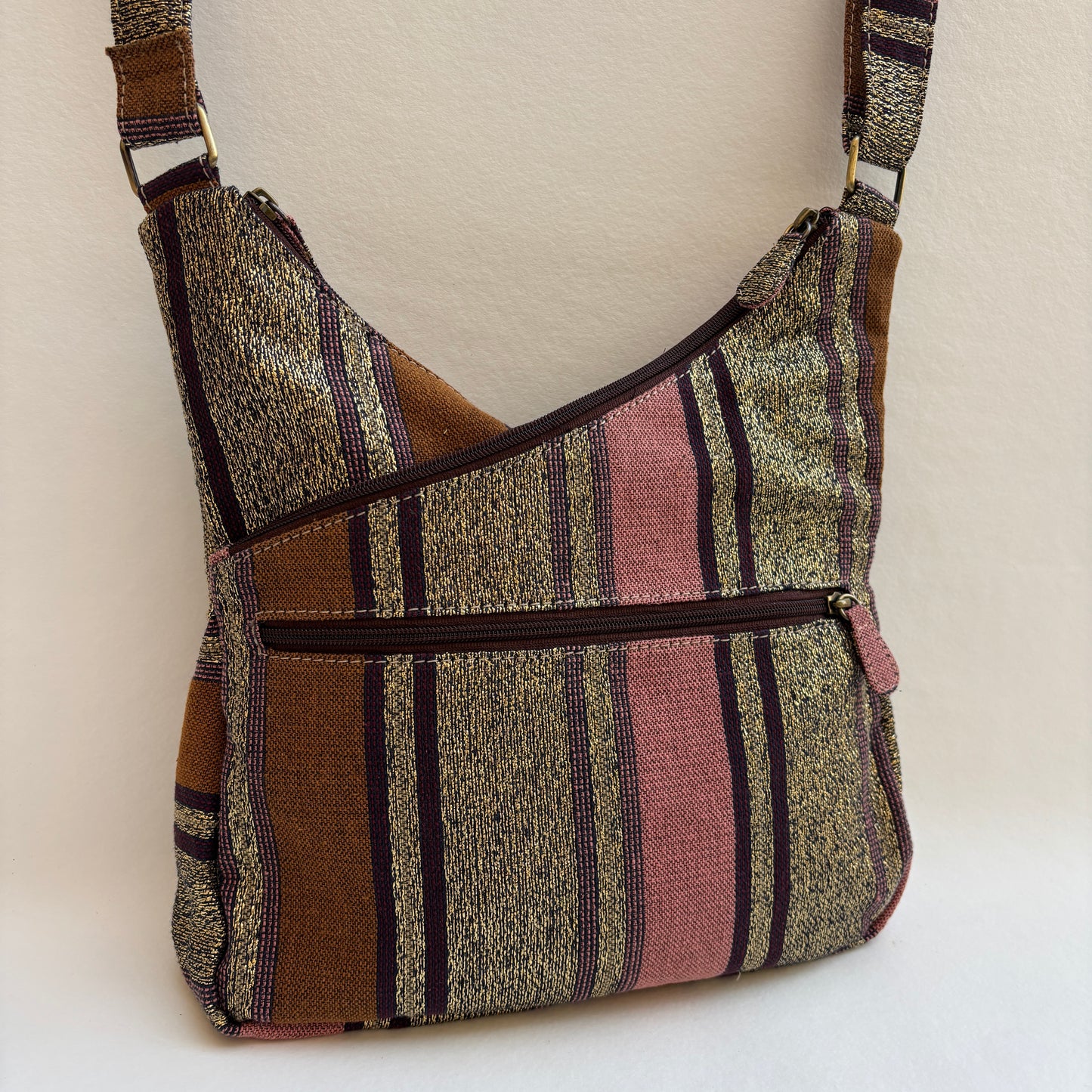 Bolso Bandolera Súper Caomka "Vintage Rose" · Pieza Única Núm. 19359