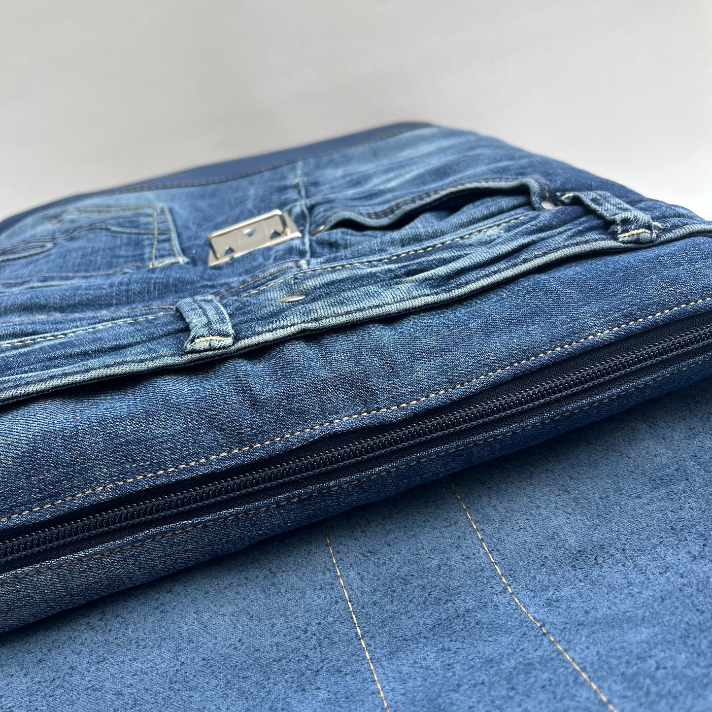 Mochila Top Caomka Recycled ♻️ Jeans · Pieza Única 15353