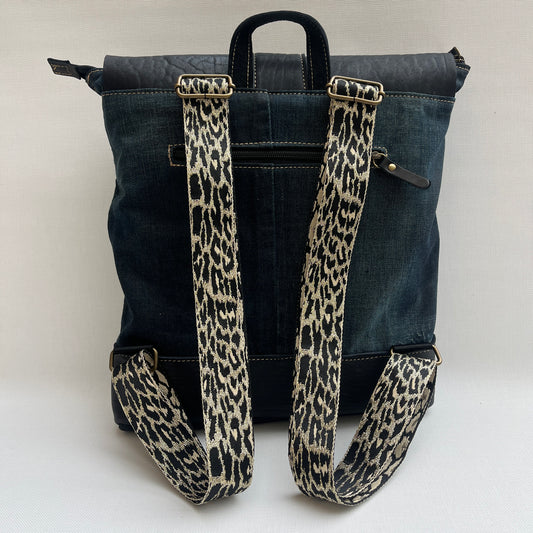 Mochila Top Caomka Recycled ♻️ Jeans · Pieza Única 15354