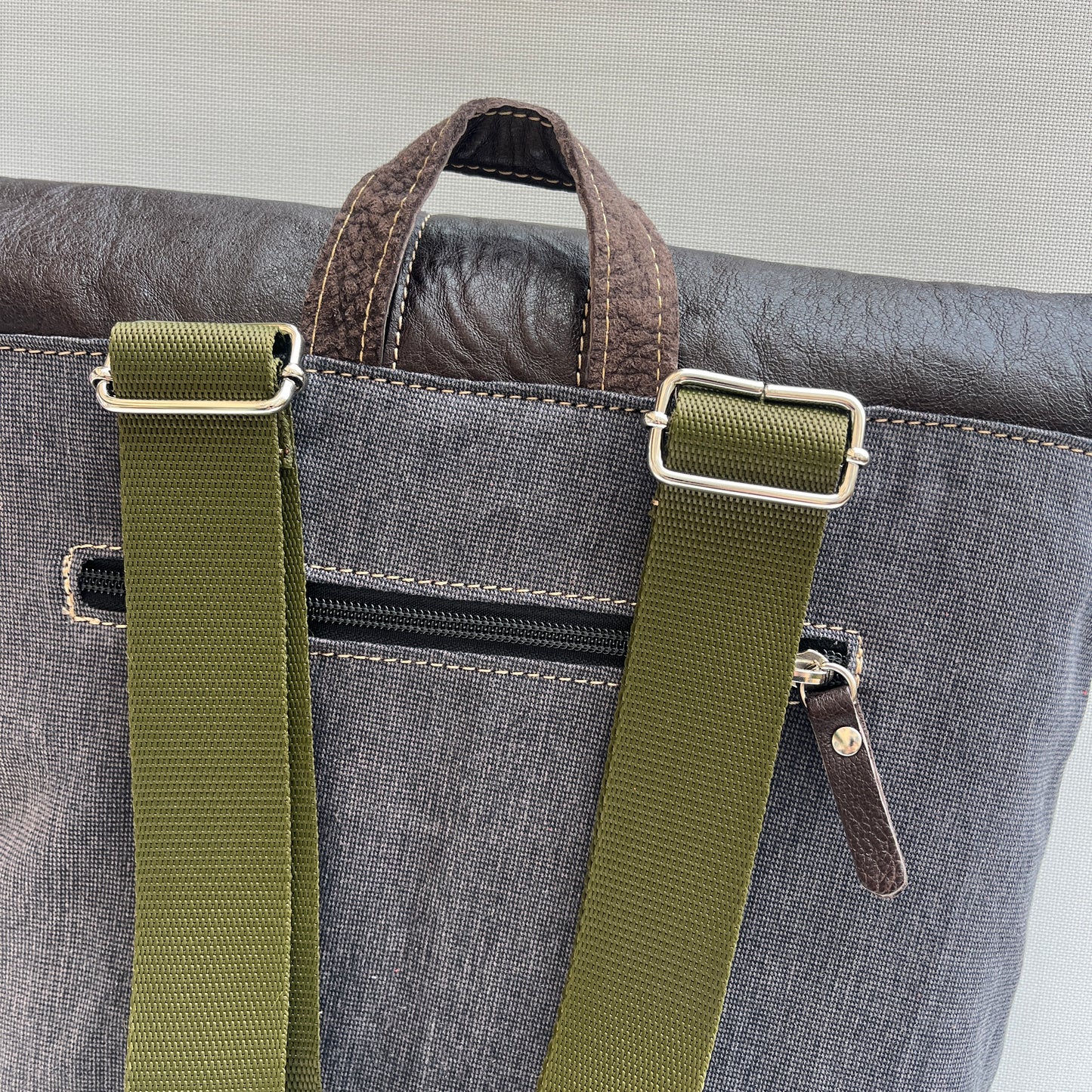 Mochila Top Caomka Recycled ♻️ Jeans · Pieza Única 15355