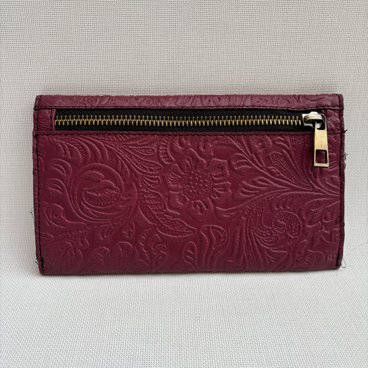 CAOMKA Flat Coin Purse Natural BioCuir® Leather Exclusive Piece No. 13177