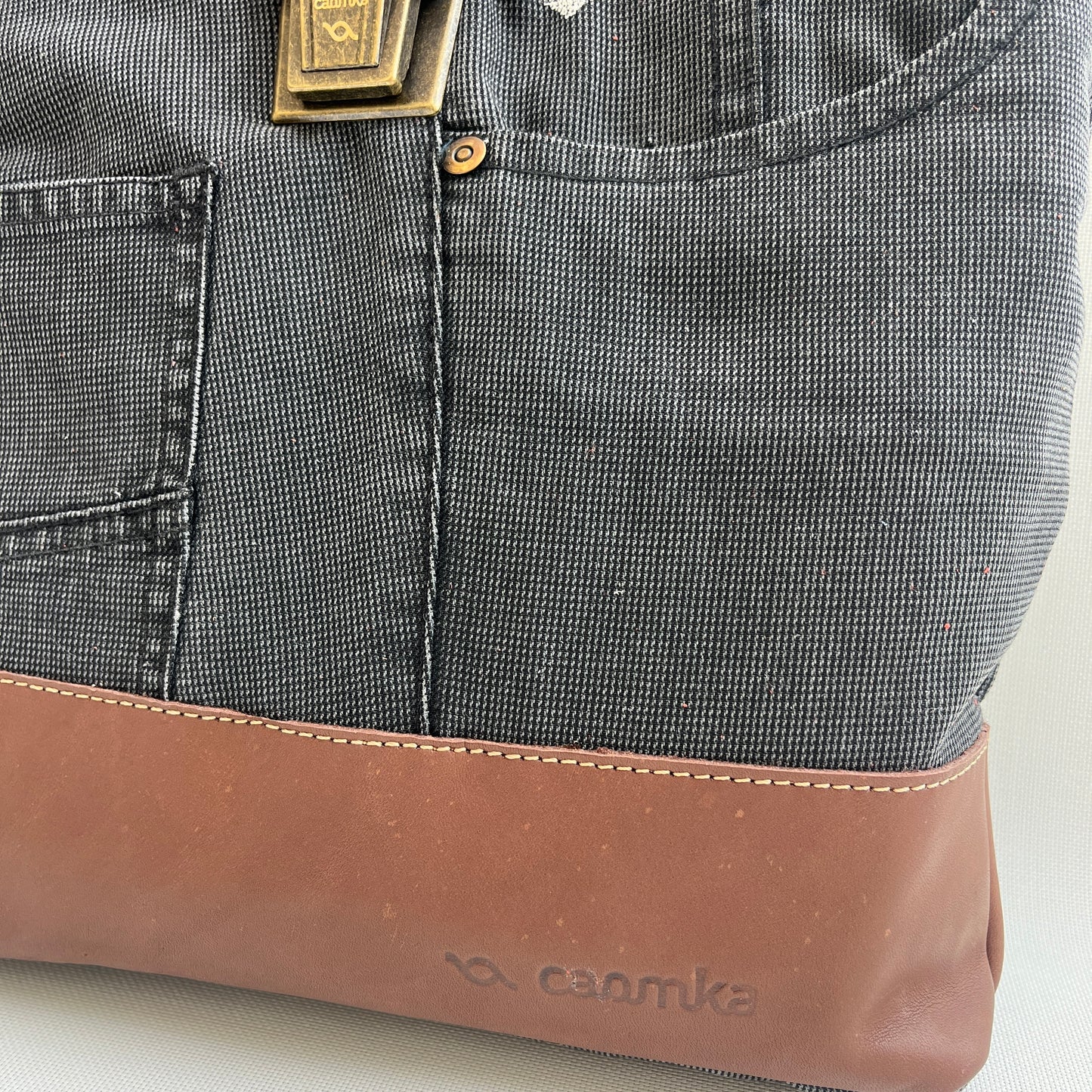 Mochila Top Caomka Recycled ♻️ Jeans · Pieza Única 15370