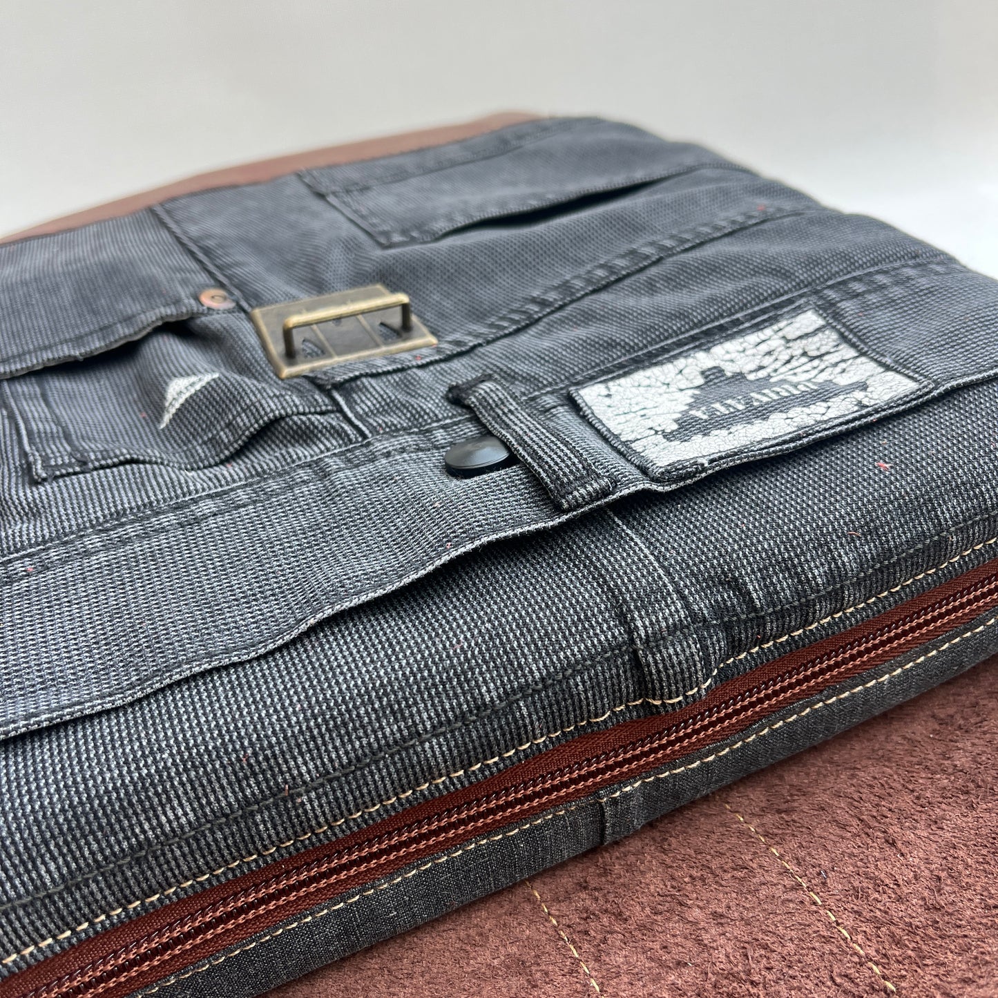 Mochila Top Caomka Recycled ♻️ Jeans · Pieza Única 15370