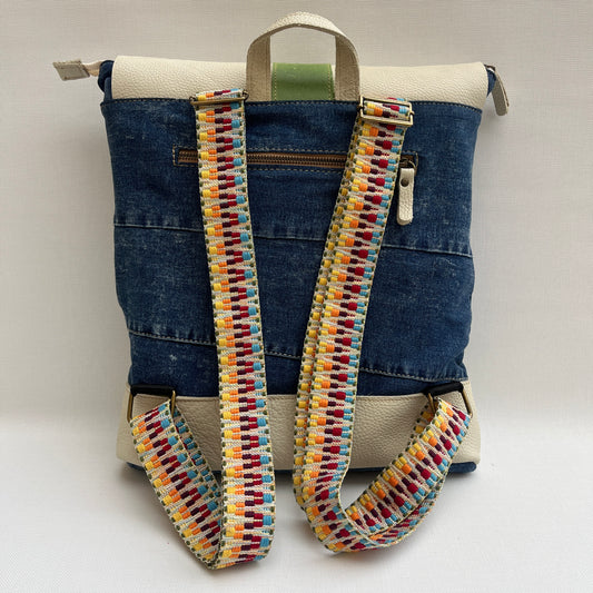 Mochila Top Caomka Recycled ♻️ Jeans · Pieza Única 15369