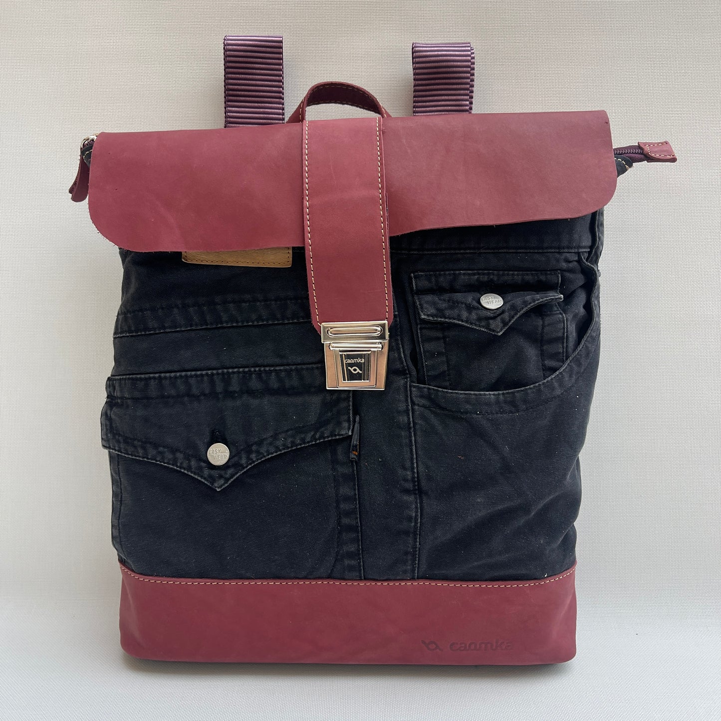 Mochila Top Caomka Recycled ♻️ Jeans · Pieza Única 15368