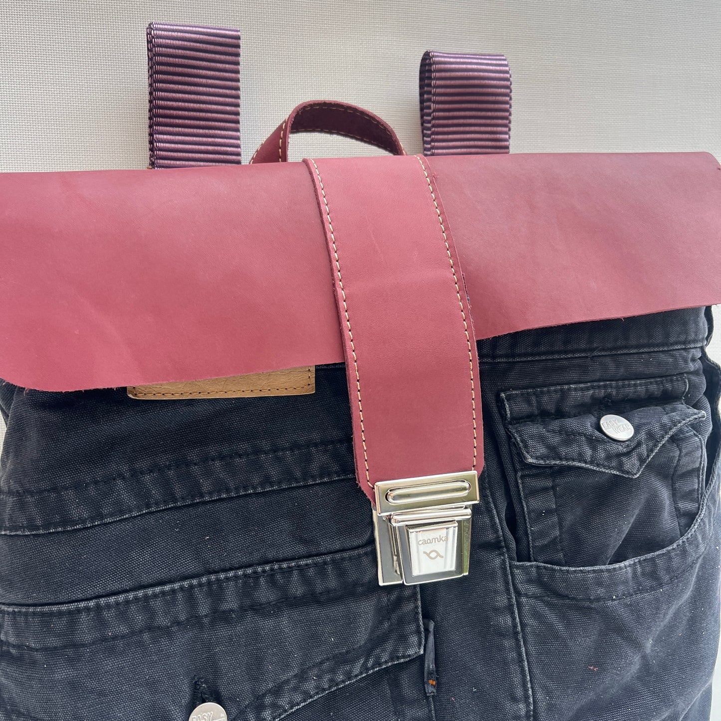 Mochila Top Caomka Recycled ♻️ Jeans · Pieza Única 15368