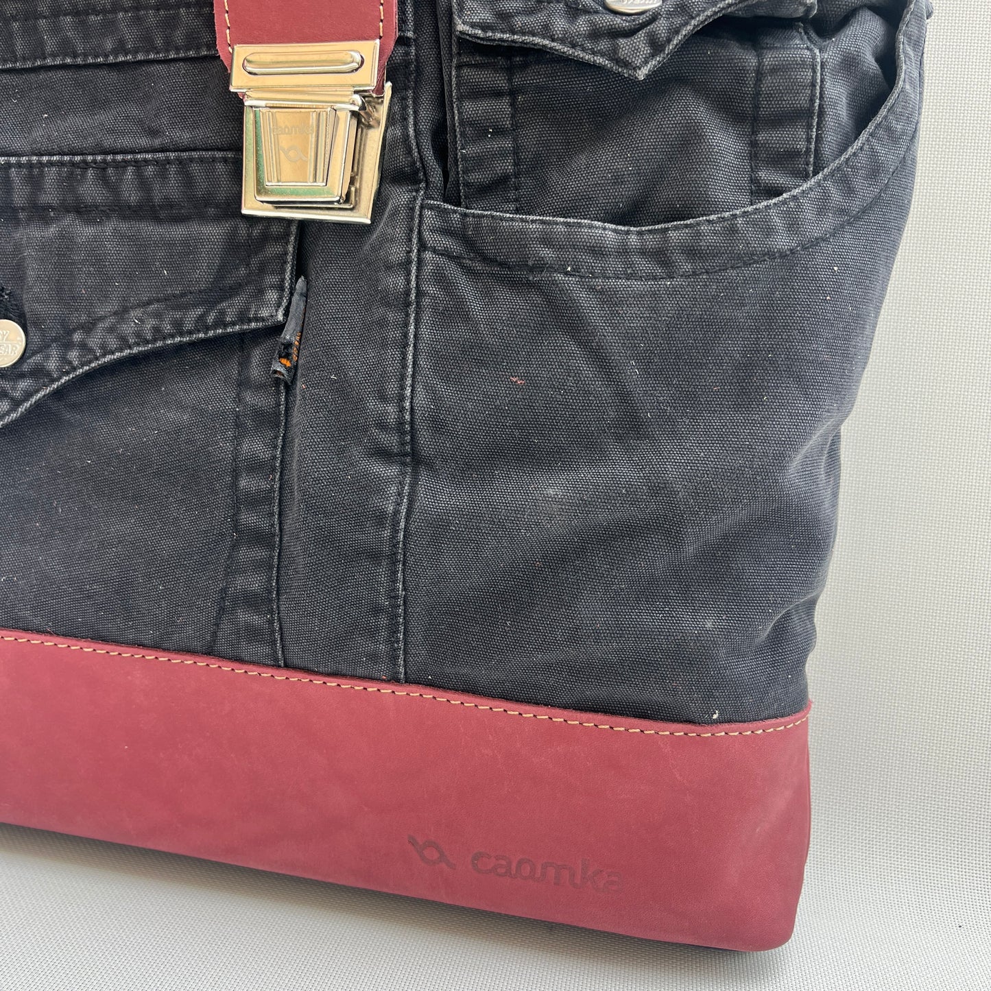 Mochila Top Caomka Recycled ♻️ Jeans · Pieza Única 15368