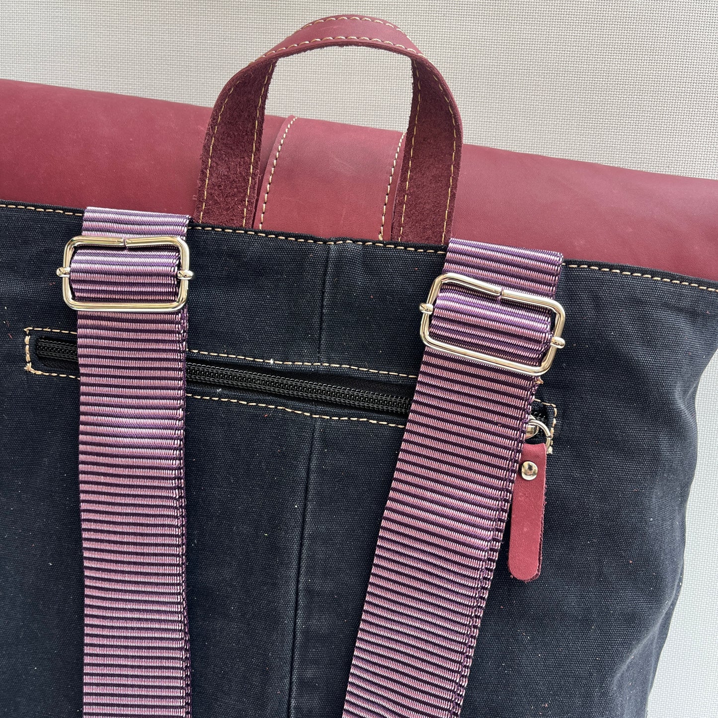 Mochila Top Caomka Recycled ♻️ Jeans · Pieza Única 15368