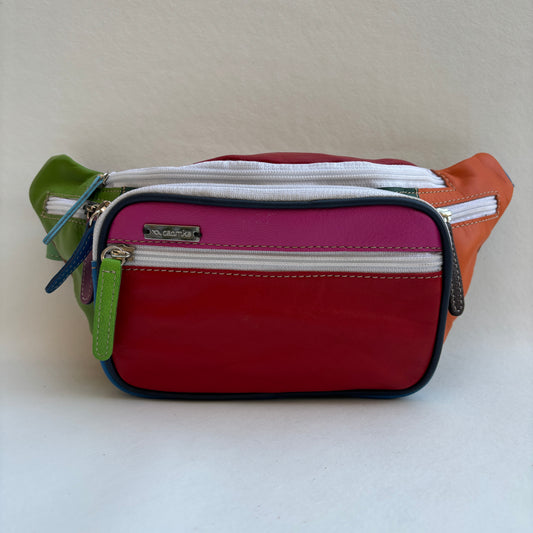 Riñonera RetroChic Analia Happy Colors · Piel · Pieza Única Núm. 19396
