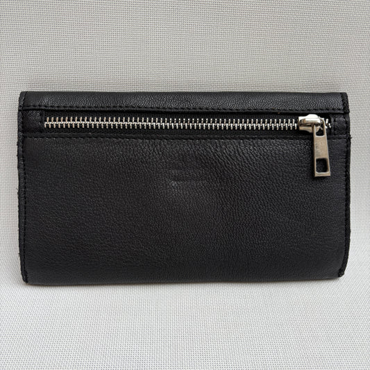 CAOMKA Flat Coin Purse Natural BioCuir® Leather Exclusive Piece No. 13177