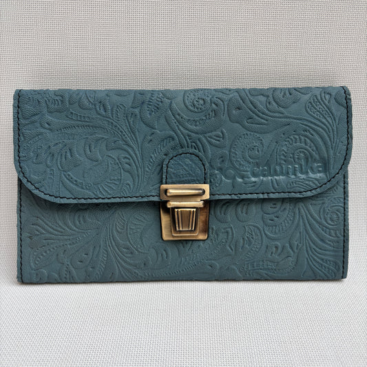 CAOMKA Flat Coin Purse Natural BioCuir® Leather Exclusive Piece No. 13177