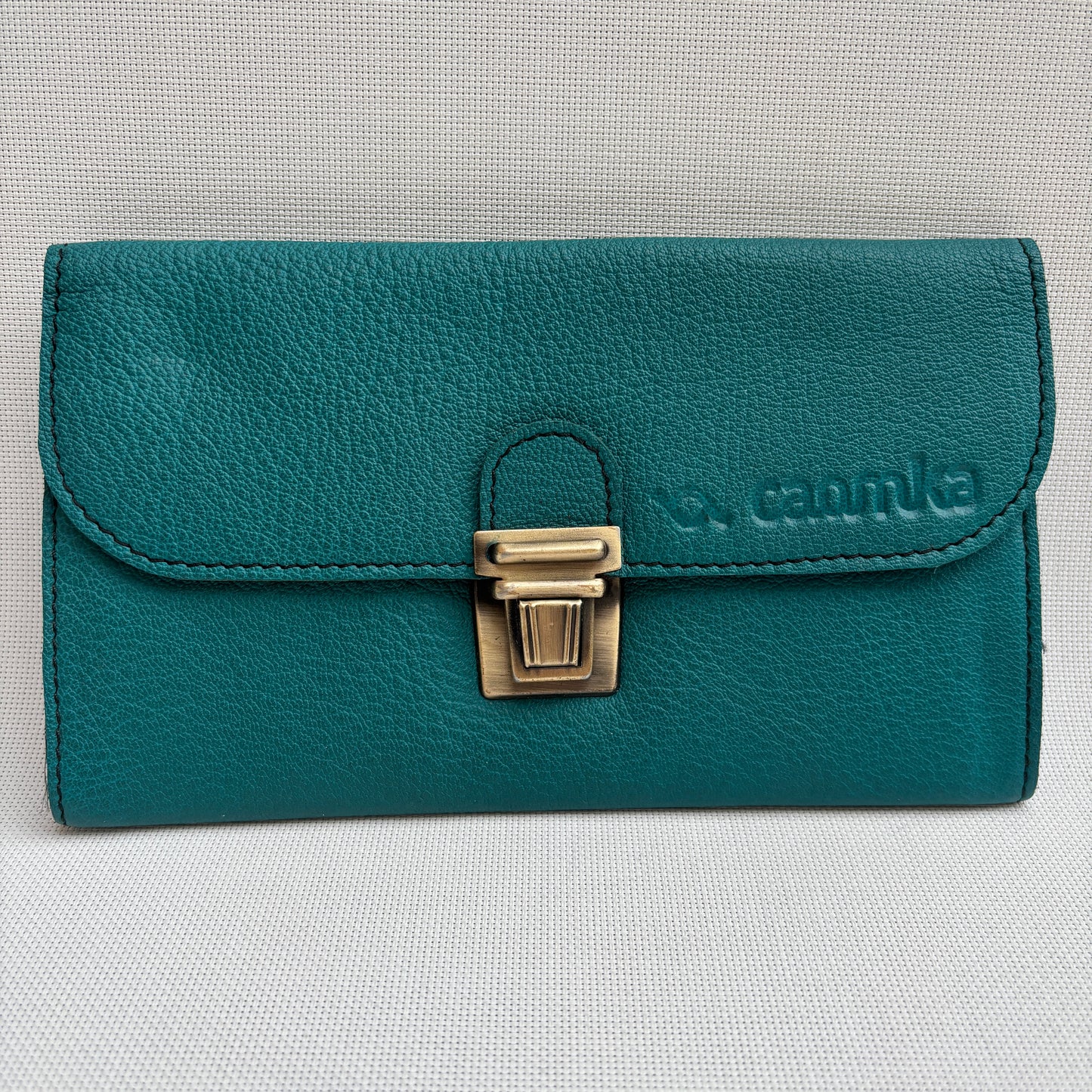 CAOMKA Flat Coin Purse Natürliches BioCuir®-Leder Exklusivstück Nr. 13177