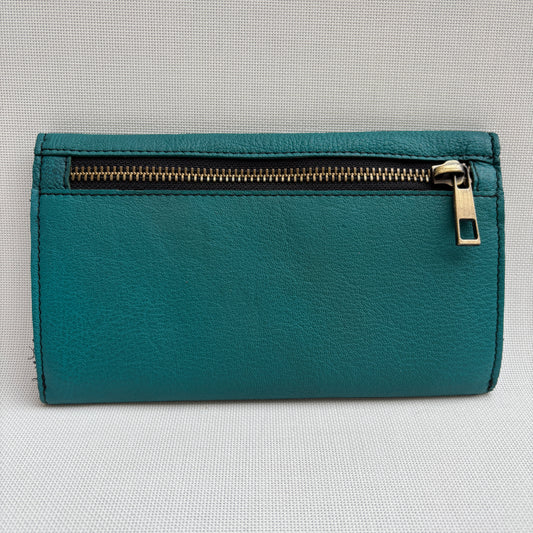 CAOMKA Flat Coin Purse Natural BioCuir® Leather Exclusive Piece No. 13177