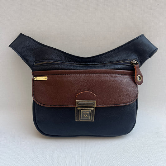 Special Dark Blue & Brown · Piel natural BioCuir® · Pieza Exclusiva Núm. 14556