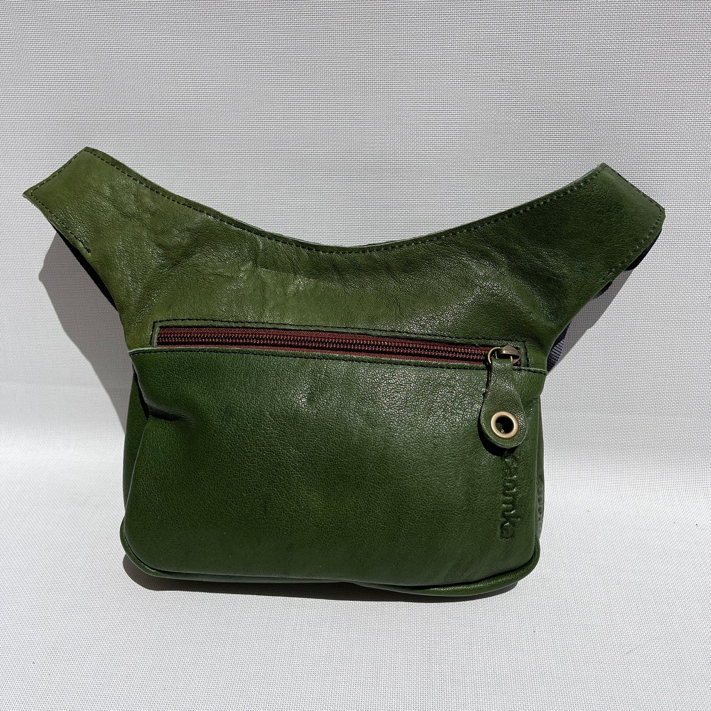 Special Fuchsia &amp; Old Gold BioCuir® natural leather Exclusive Piece No. 12109