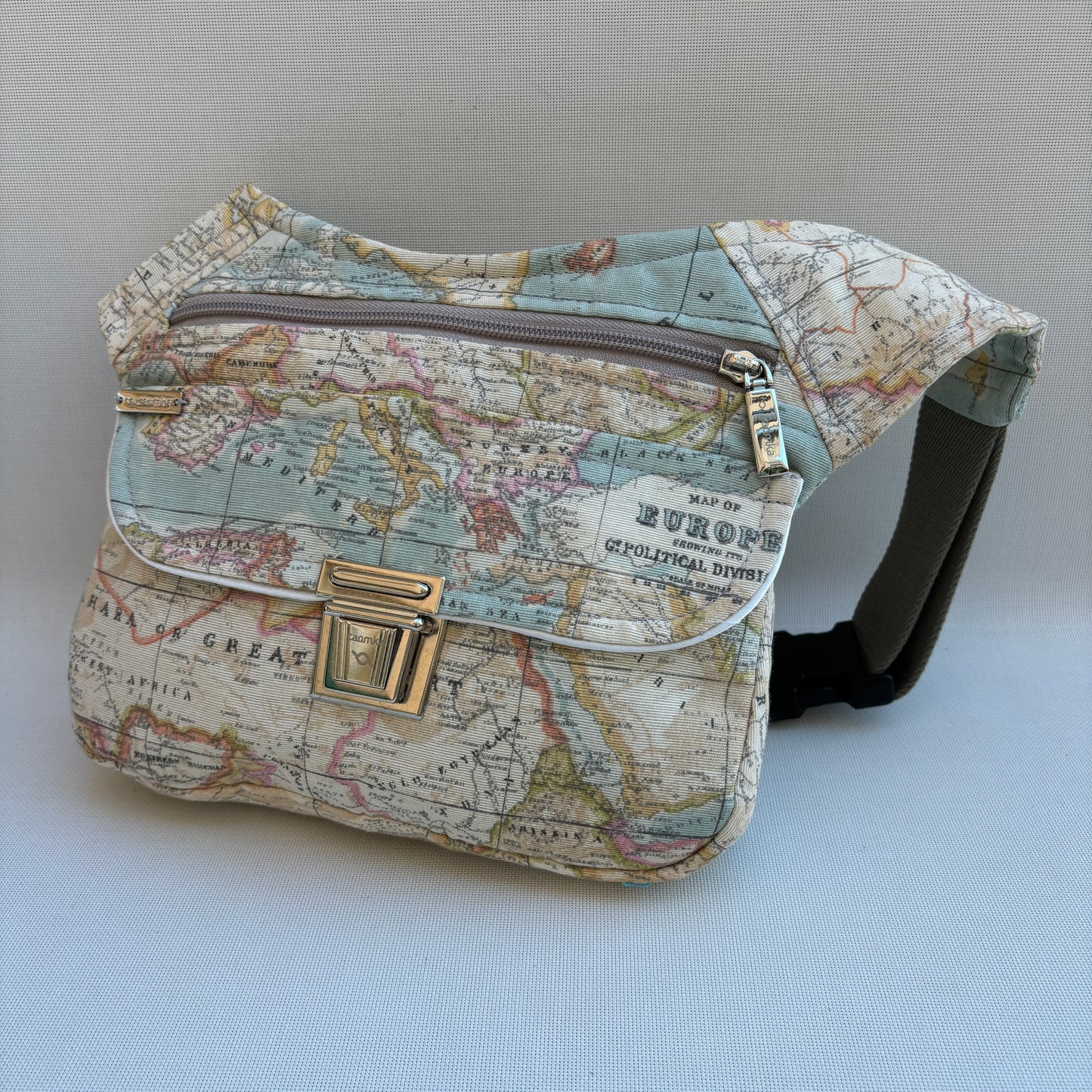 Spezielle Weltkarte + Gesäßtasche Einzelstück Nr. 11951