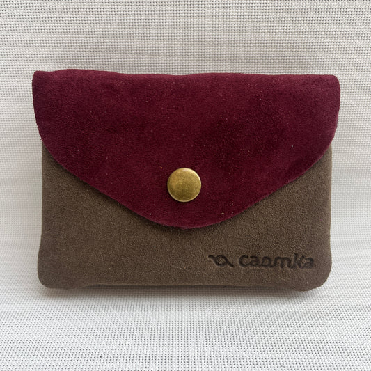 Monedero Sweet Caomka "Dulce Otoño" · Piel Serraje · Pieza Exclusiva Núm. 14620