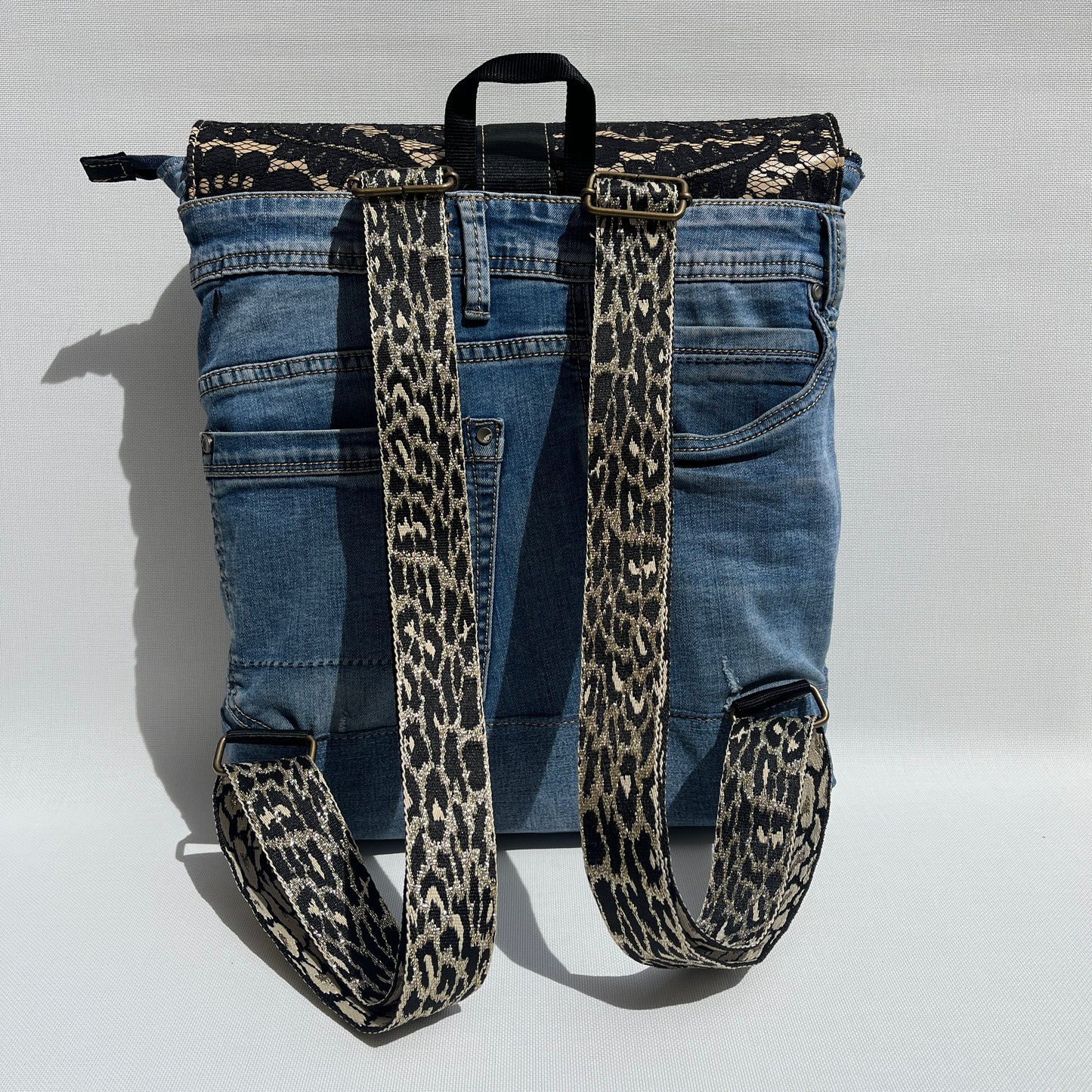 Mochila Top Caomka Recycled ♻️ Jeans · Pieza Única 15450