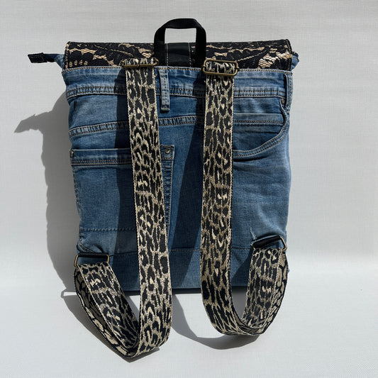 Mochila Top Caomka Recycled ♻️ Jeans · Pieza Única 15450