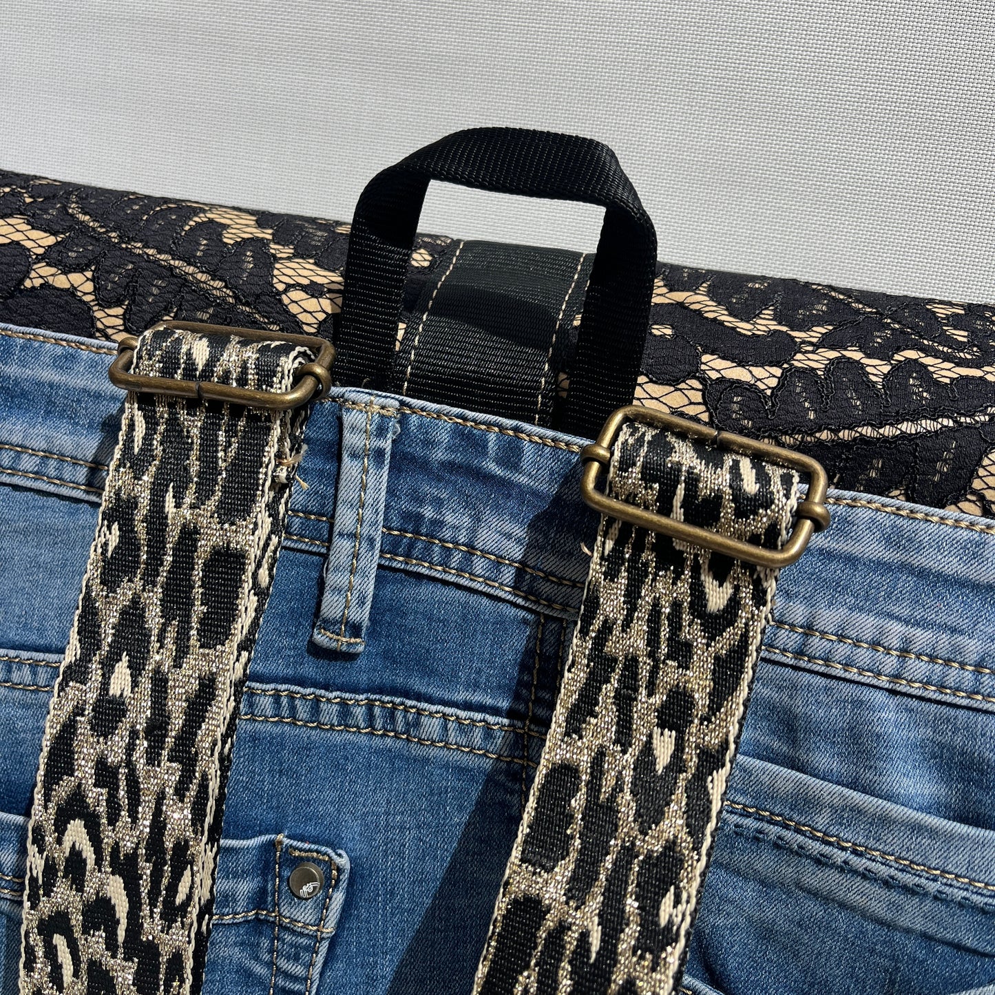 Mochila Top Caomka Recycled ♻️ Jeans · Pieza Única 15450