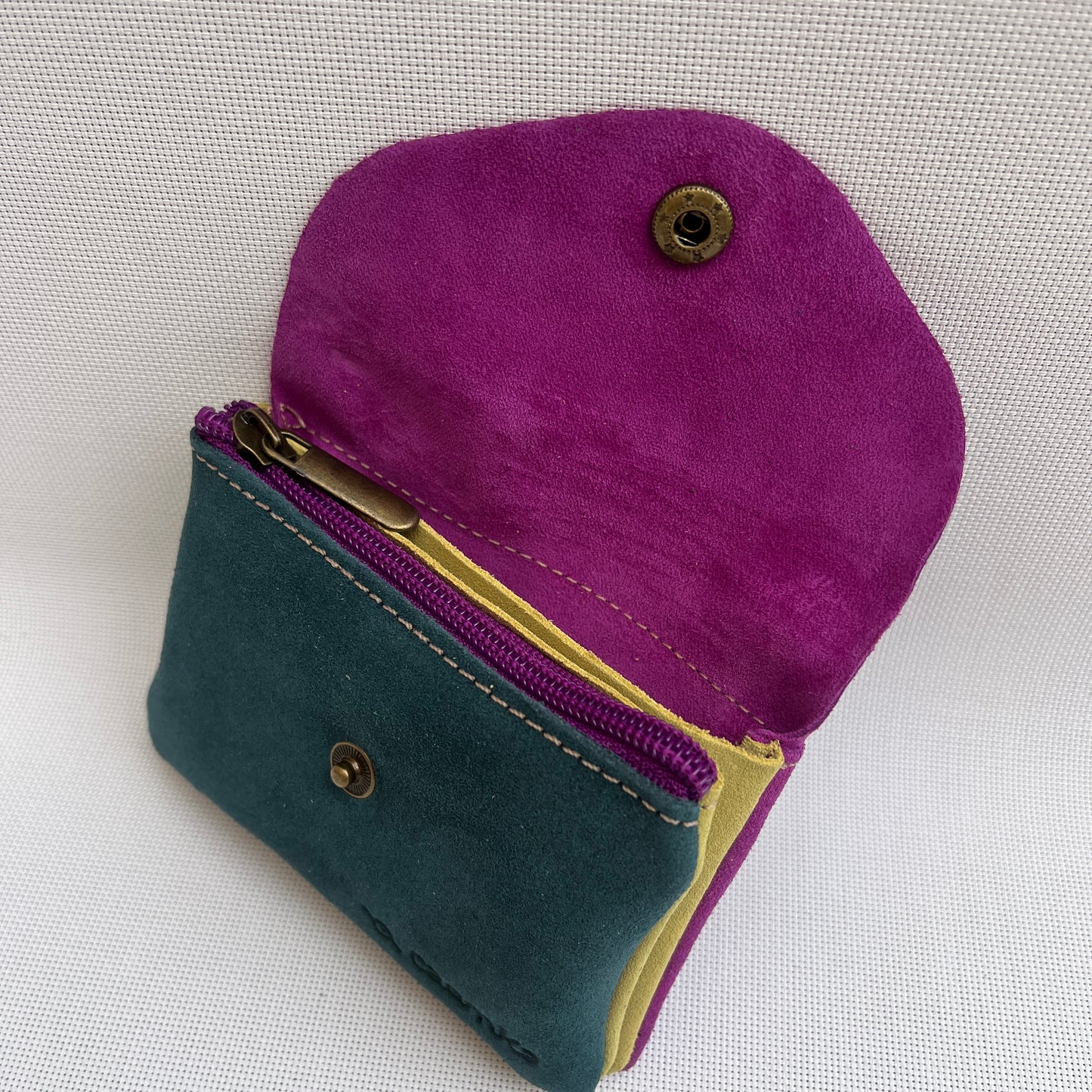 Monedero Sweet Caomka "Pura Energía" · Piel Serraje · Pieza Exclusiva Núm. 14622