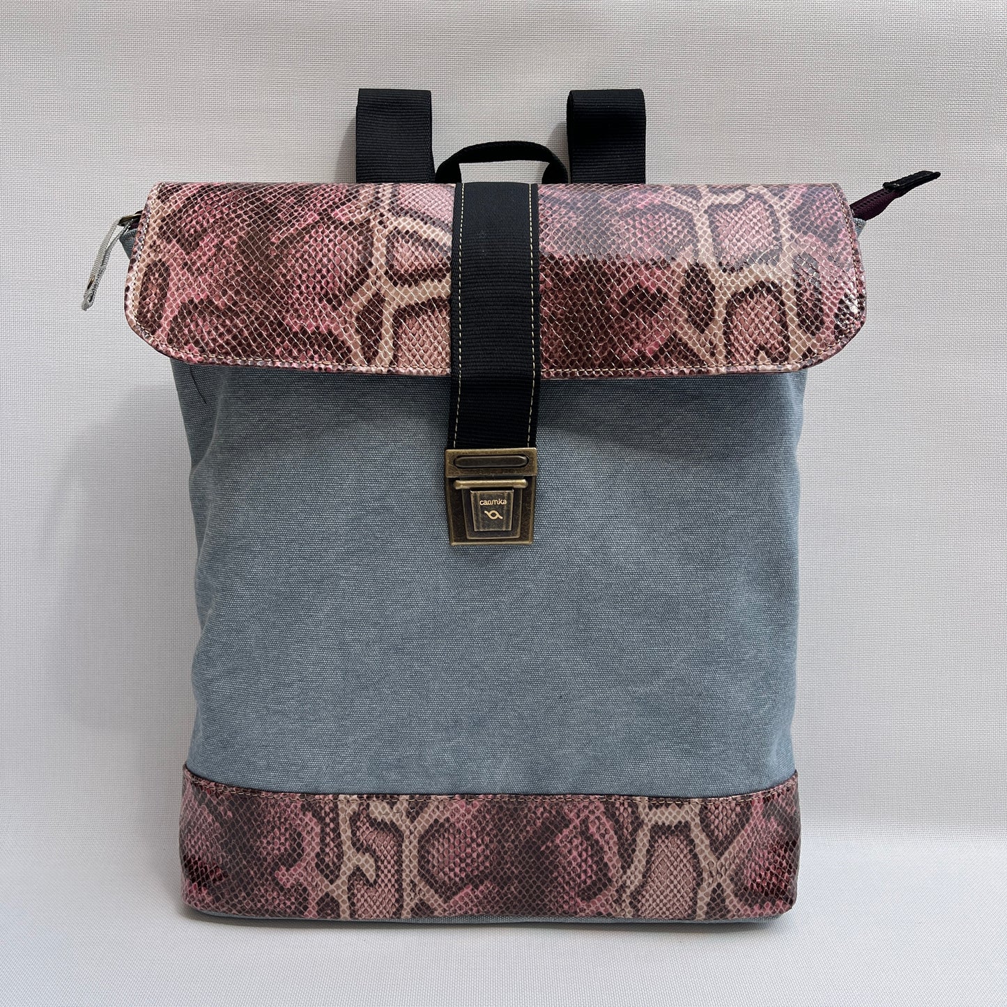 Mochila Top Caomka · Tejido natural de cáñamo · Pieza Única 15451