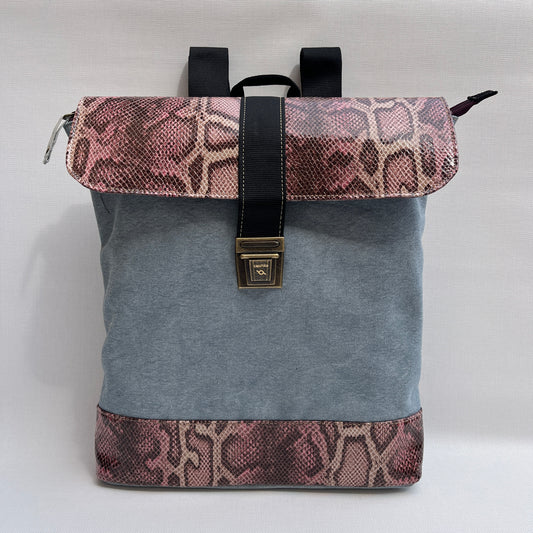 Mochila Top Caomka · Tejido natural de cáñamo · Pieza Única 15451