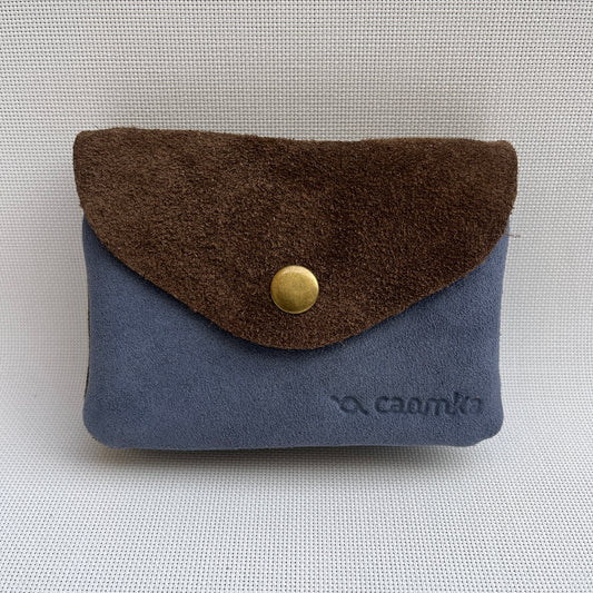 Monedero Sweet Caomka "Denim" · Piel Serraje · Pieza Exclusiva Núm. 14628
