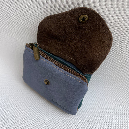 Monedero Sweet Caomka "Denim" · Piel Serraje · Pieza Exclusiva Núm. 14628
