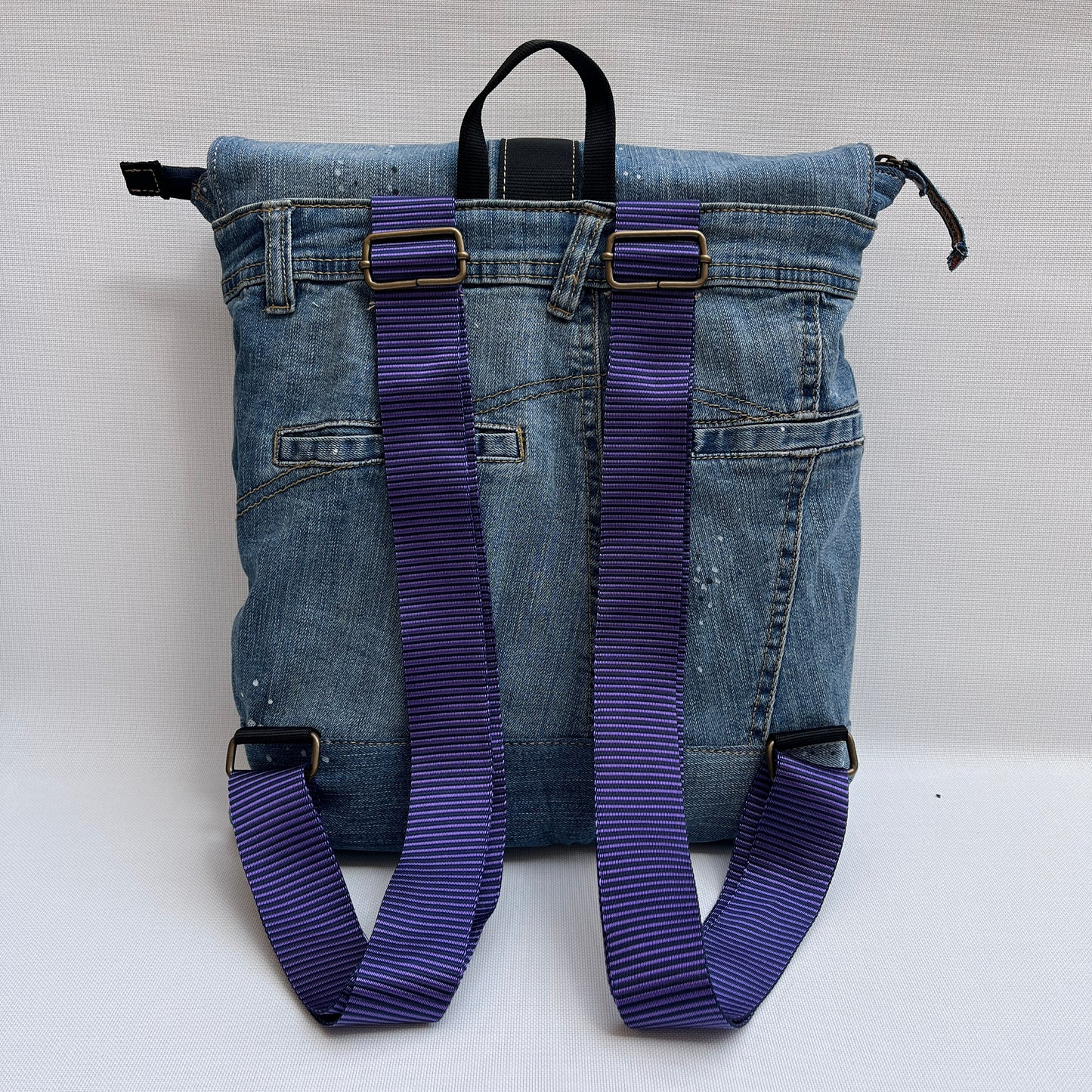 Mochila Top Caomka Recycled ♻️ Jeans · Pieza Única 15453