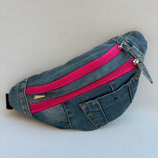 Riñonera RetroChic ♻️ Jeans Recycled ♻️ · Edición Limitada · Pieza Única Núm. 16973
