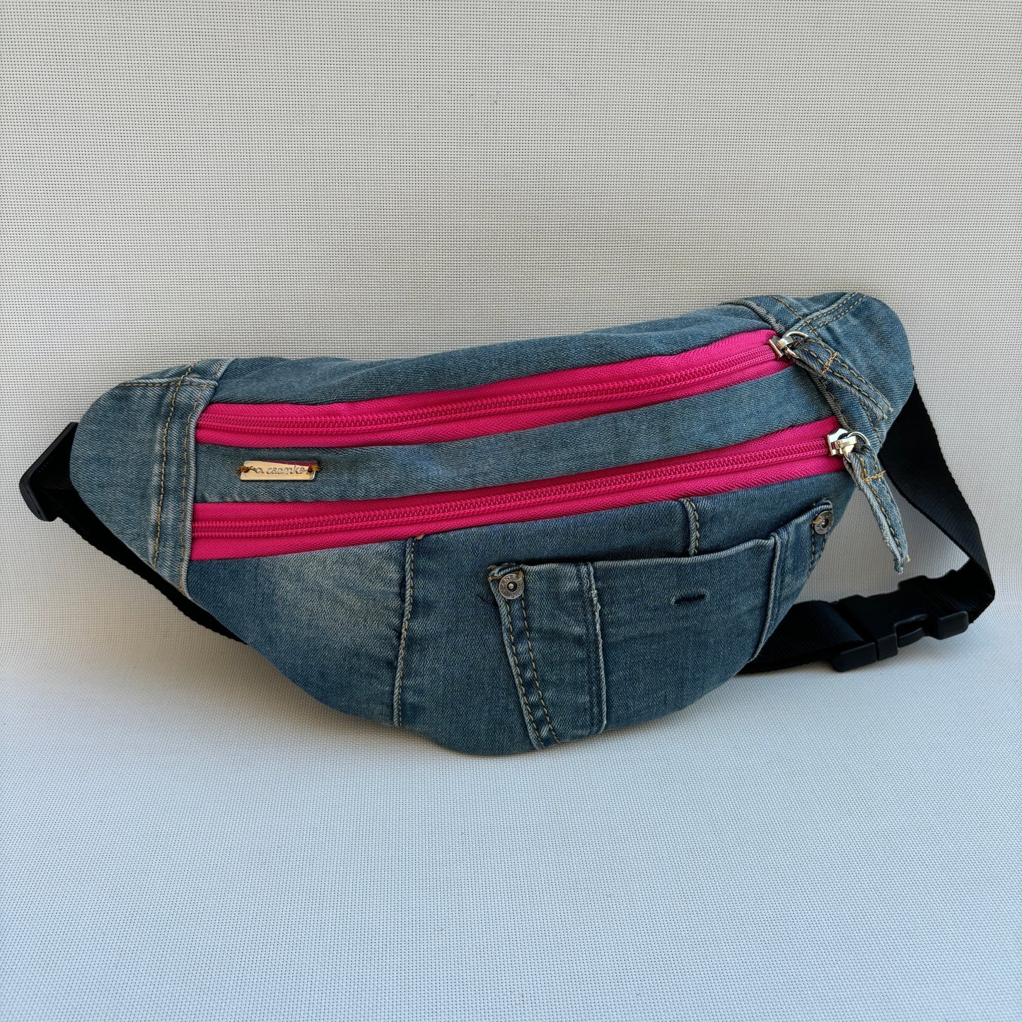 Riñonera RetroChic ♻️ Jeans Recycled ♻️ · Edición Limitada · Pieza Única Núm. 16973