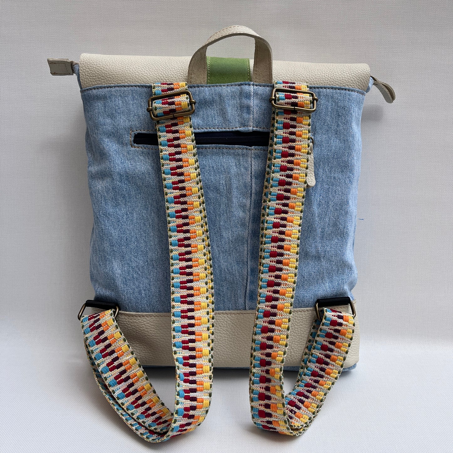 Mochila Top Caomka Recycled ♻️ Jeans · Pieza Única 15408