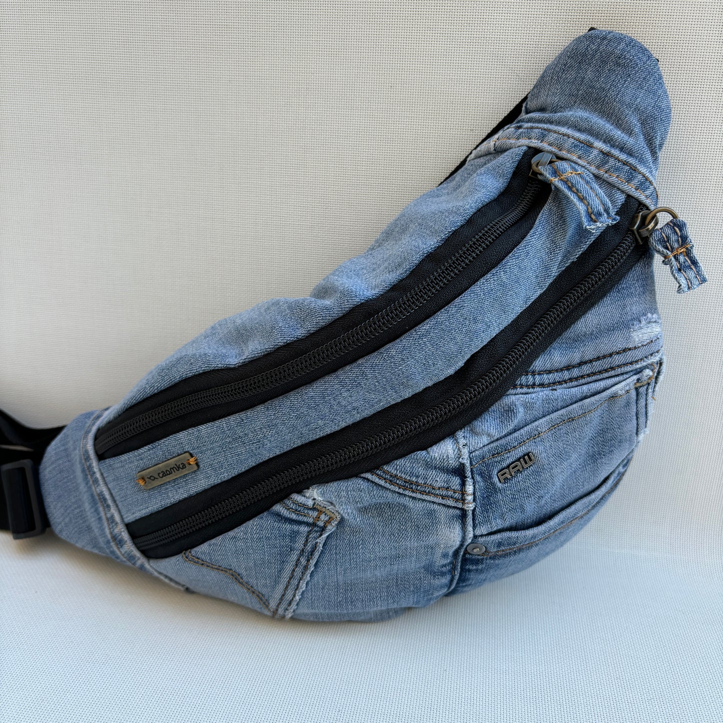 Riñonera RetroChic ♻️ Jeans Recycled ♻️ · Edición Limitada · Pieza Única Núm. 16975
