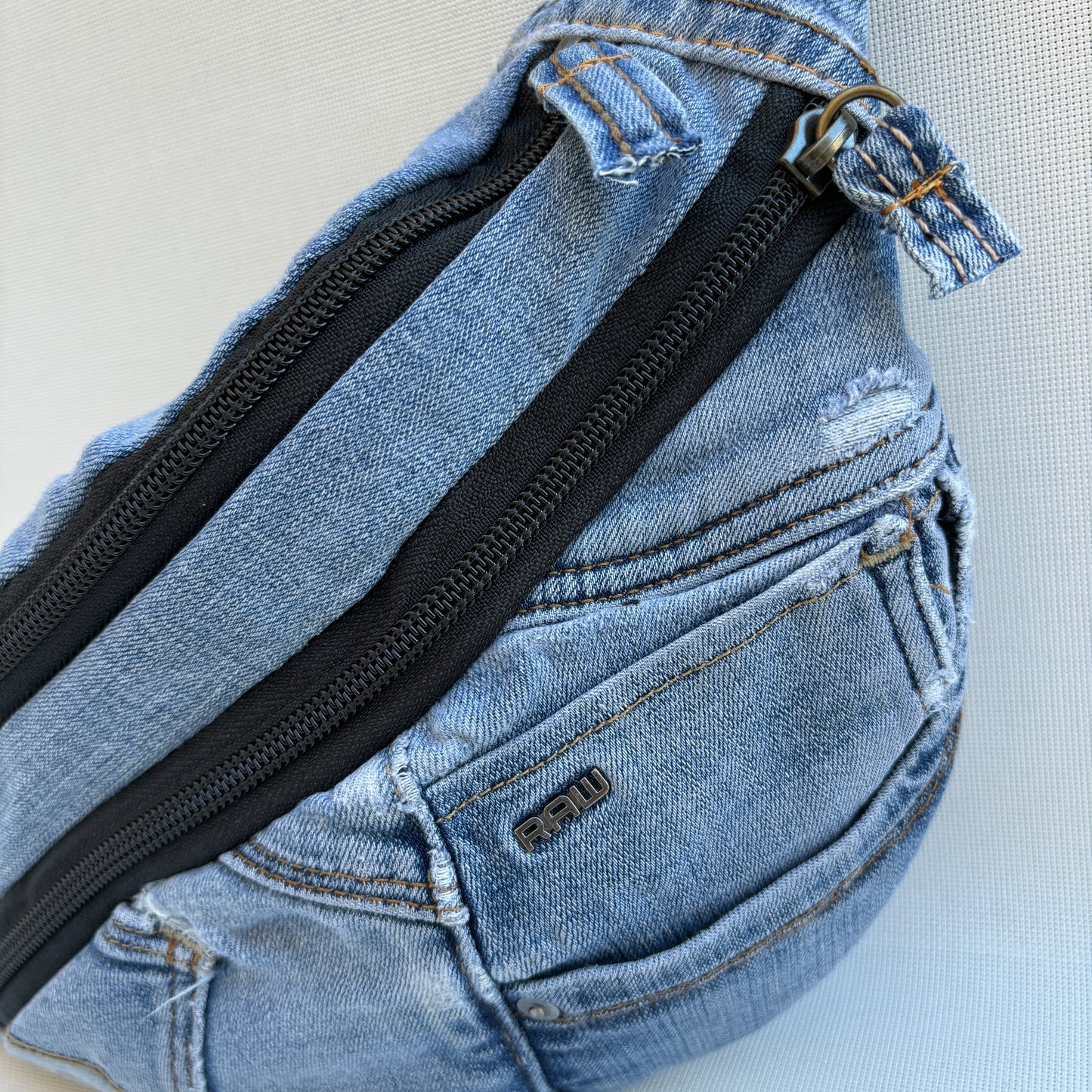 Riñonera RetroChic ♻️ Jeans Recycled ♻️ · Edición Limitada · Pieza Única Núm. 16975