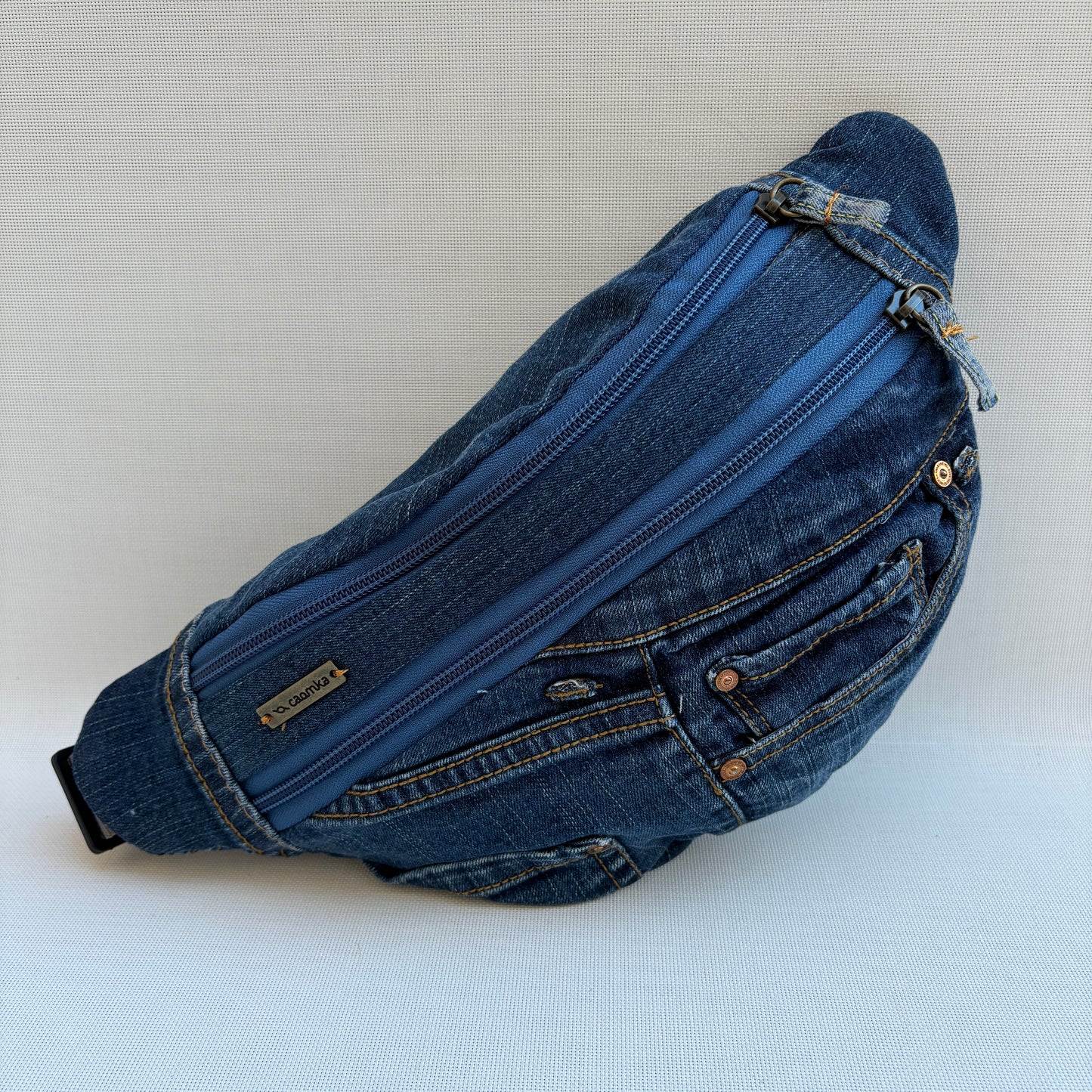 Riñonera RetroChic ♻️ Jeans Recycled ♻️ · Edición Limitada · Pieza Única Núm. 17078