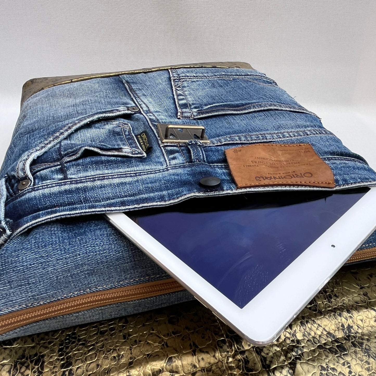 Mochila Top Caomka Recycled ♻️ Jeans · Pieza Única 15452