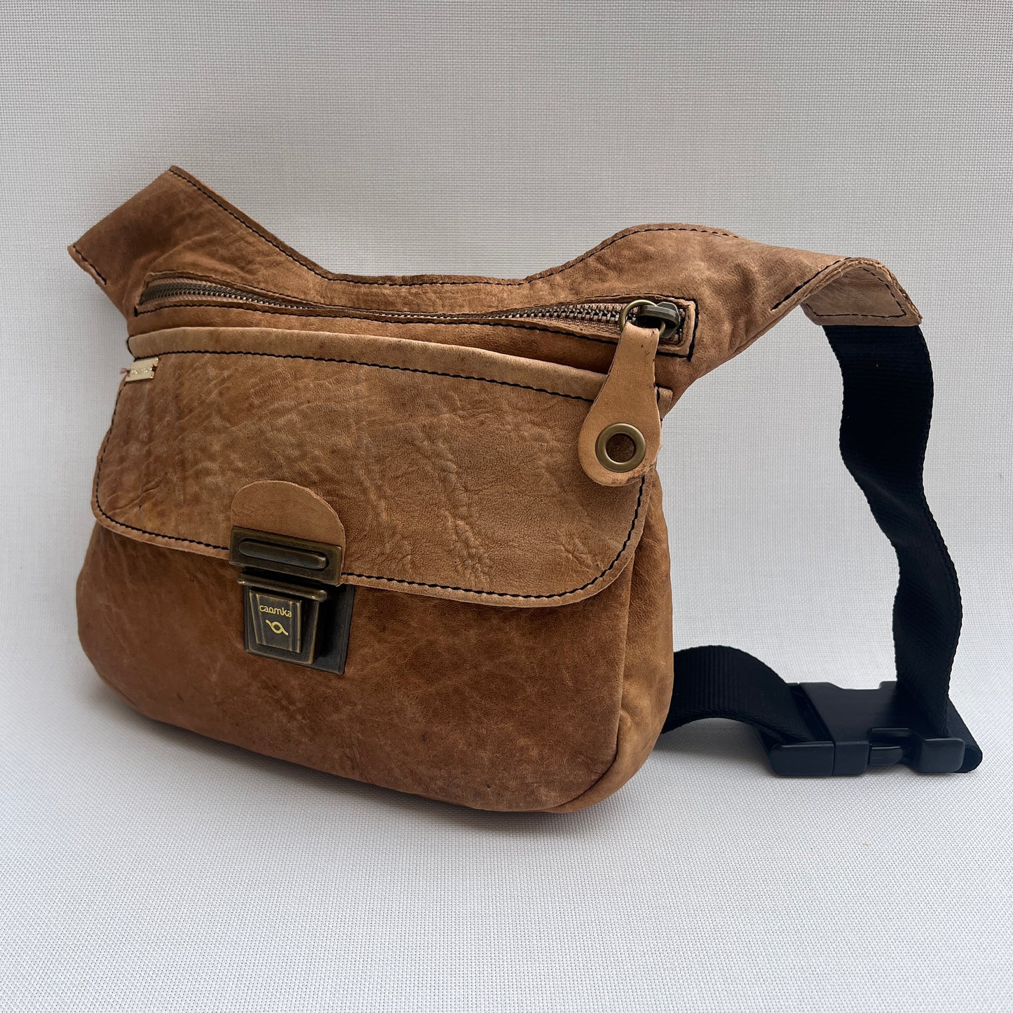 Special Vintage Brown & Old Gold · Piel natural BioCuir® · Pieza Única Núm. 13814