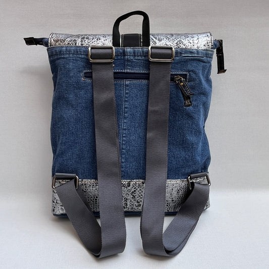 Mochila Top Caomka Recycled ♻️ Jeans · Pieza Única 15454