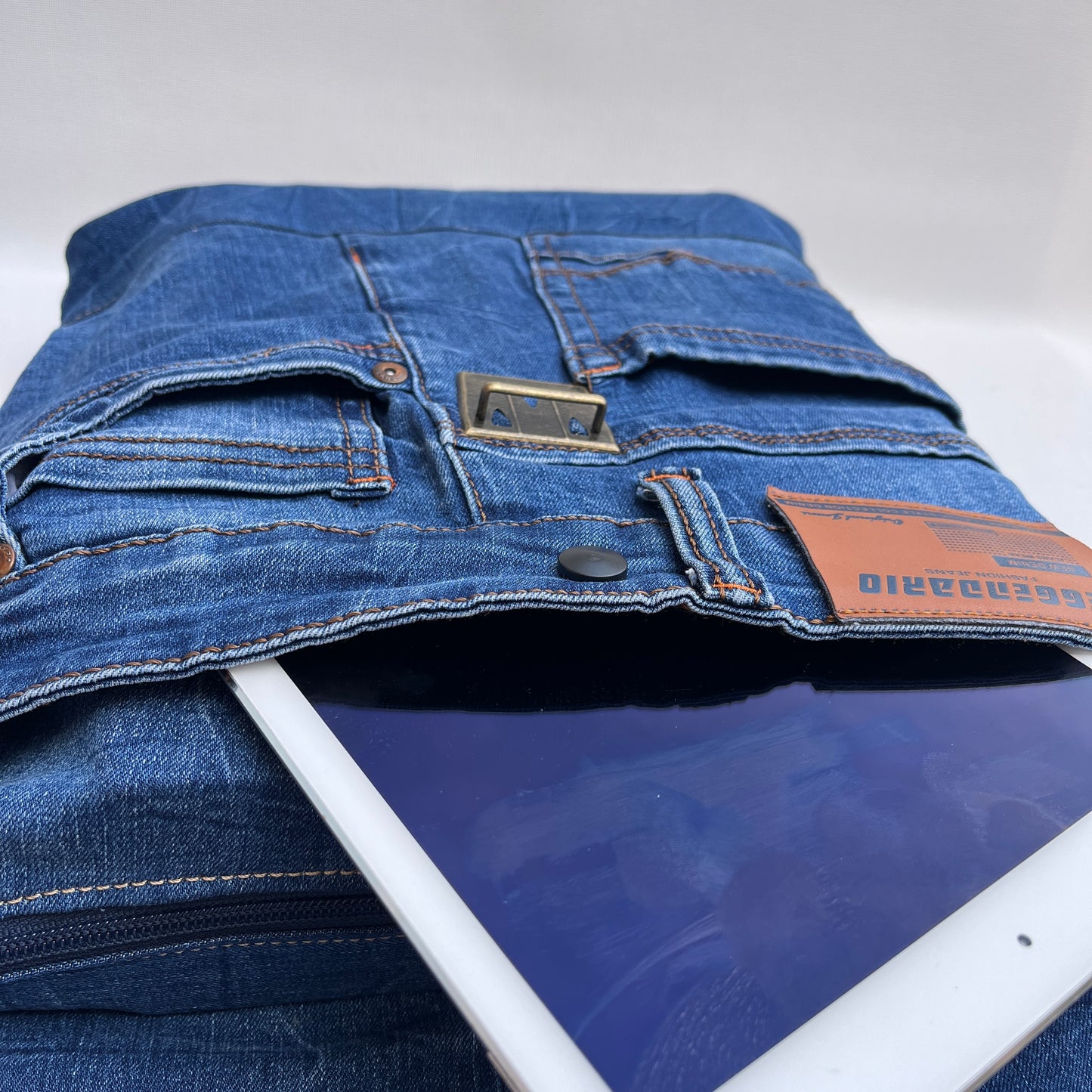 Mochila Top Caomka Recycled ♻️ Jeans · Pieza Única 15455