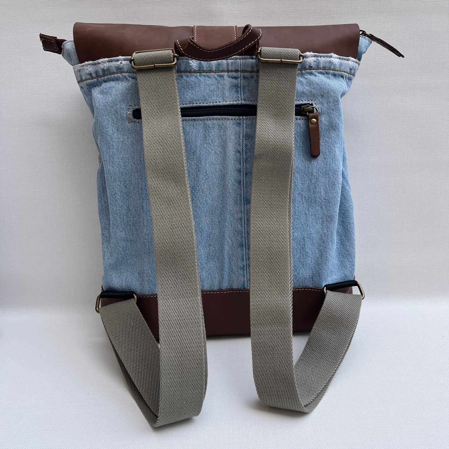 Mochila Top Caomka Recycled ♻️ Jeans · Pieza Única 15411
