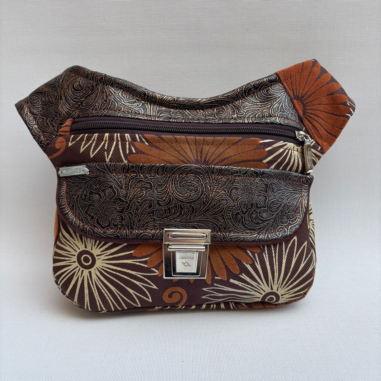 Riñonera "Elegant Paris" + Bolsillo trasero · Pieza Única Núm. 17132