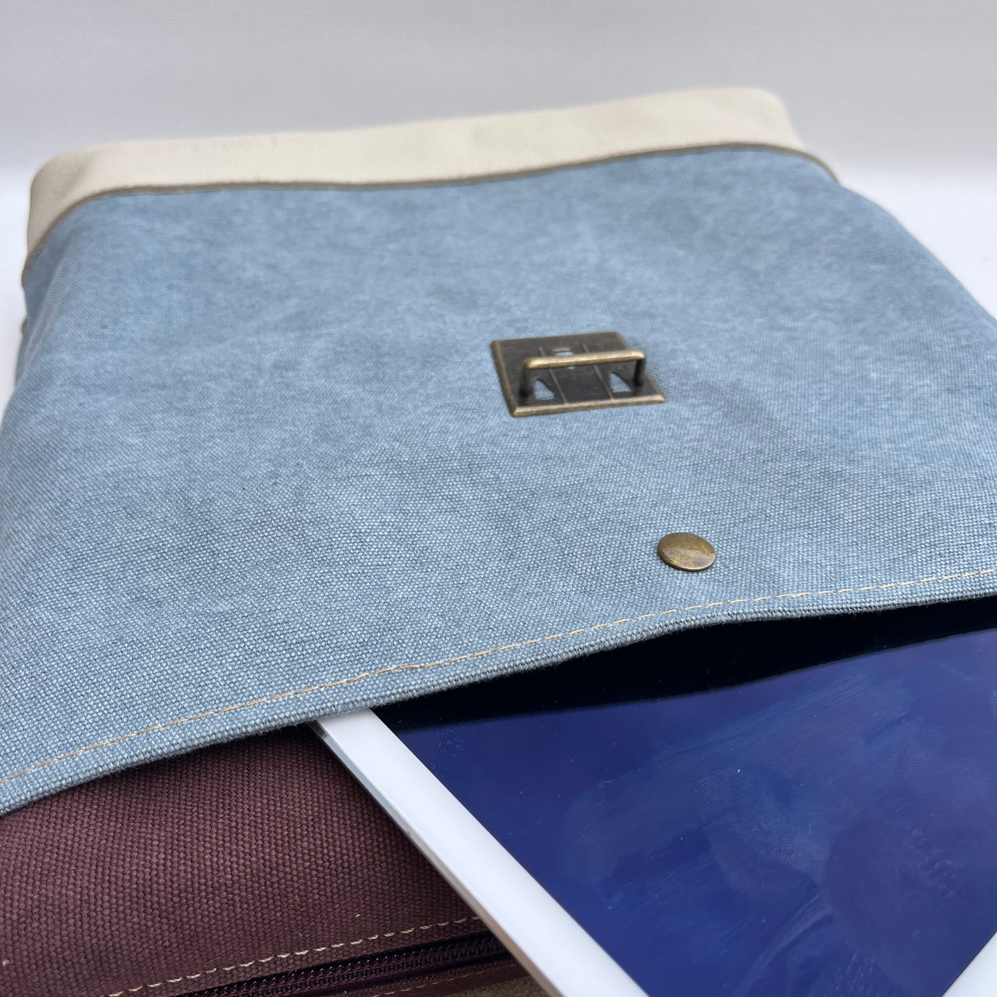 Mochila Top Caomka · Tejido natural de cáñamo · Pieza Única 15412