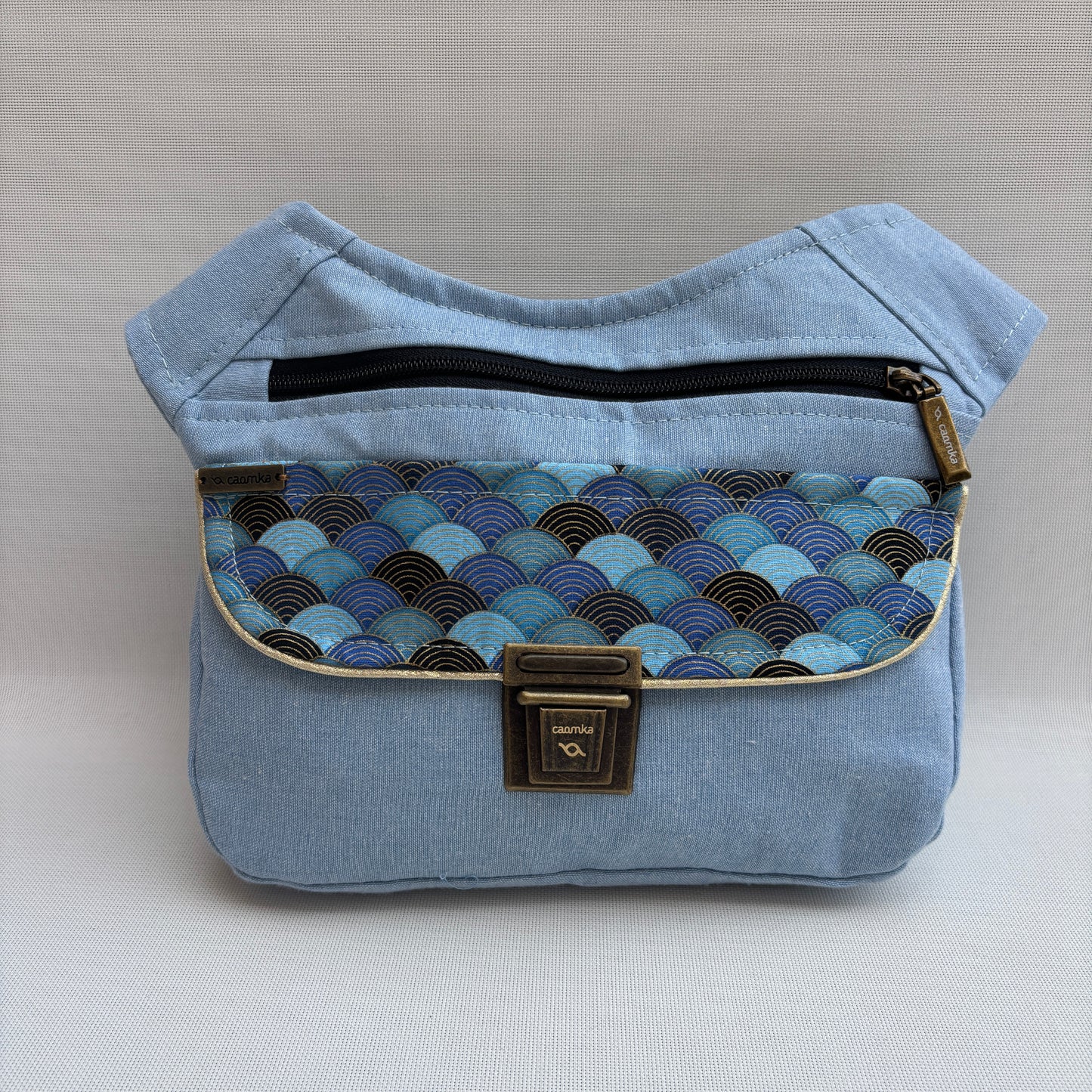 Riñonera "Special Japanese Waves" + Bolsillo trasero · Pieza Exclusiva Núm. 17933