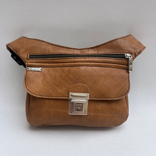 Special Camel Brown Embossed · Piel natural BioCuir® · Pieza Única Núm. 13803