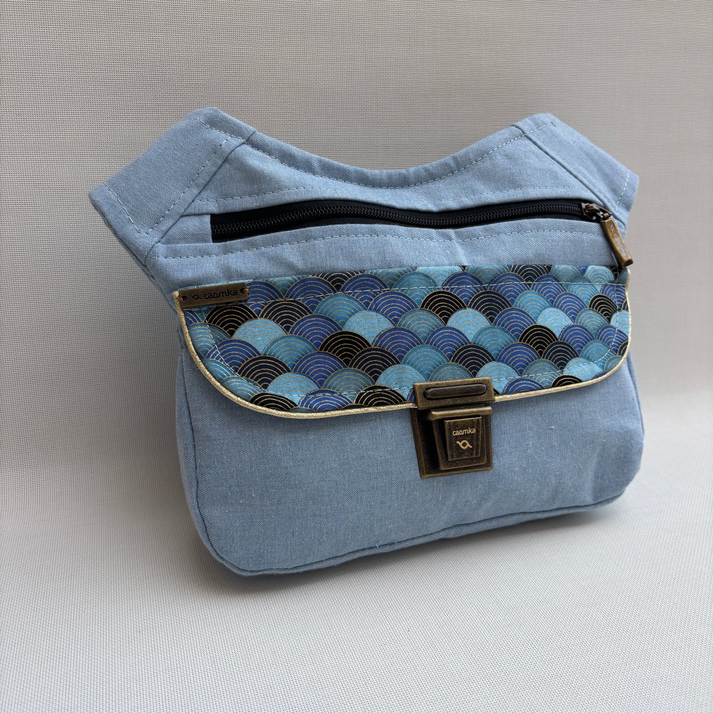 Riñonera "Special Japanese Waves" + Bolsillo trasero · Pieza Exclusiva Núm. 17933