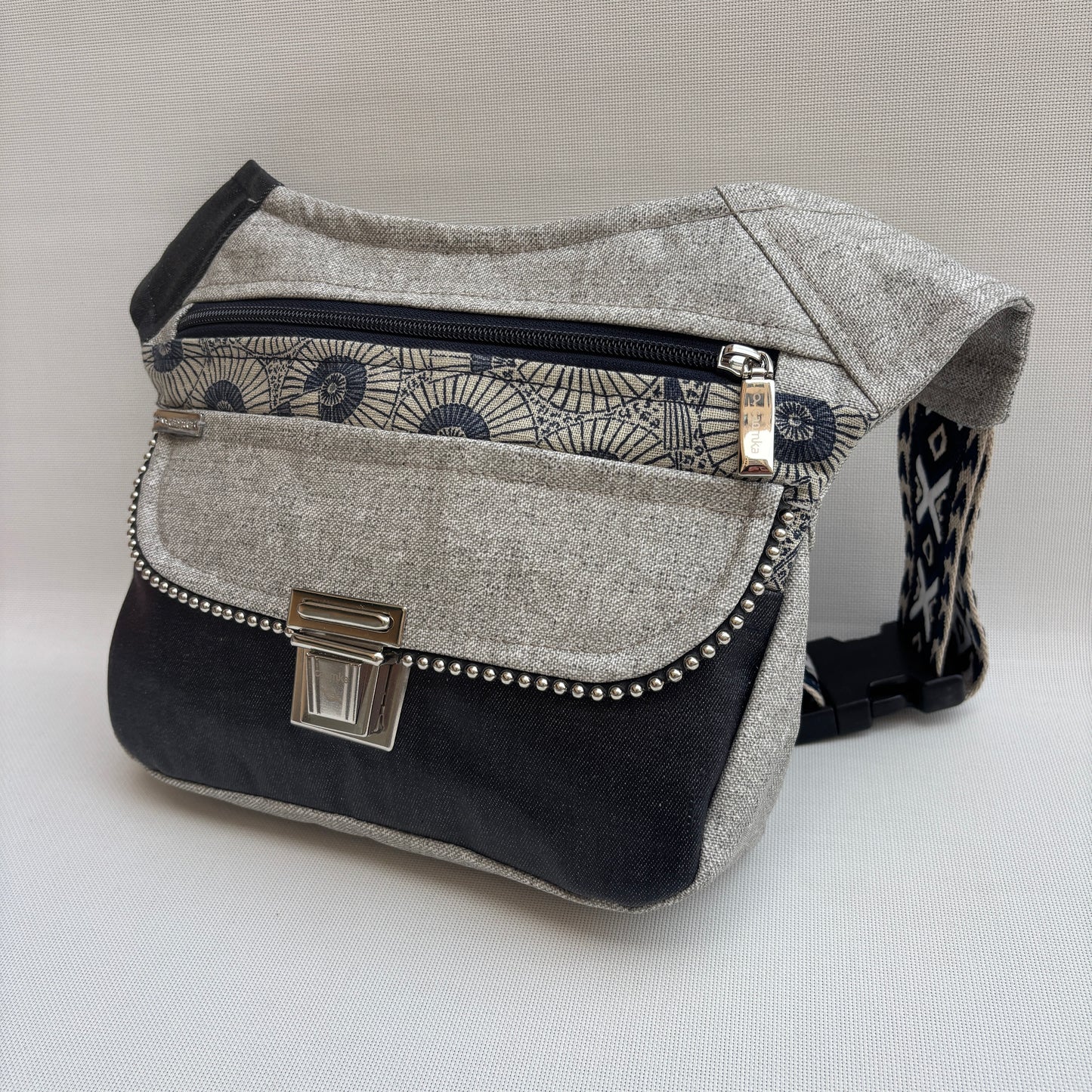 Riñonera "Special Gray Top" + Bolsillo trasero · Impermeable · Pieza Única Núm. 18020
