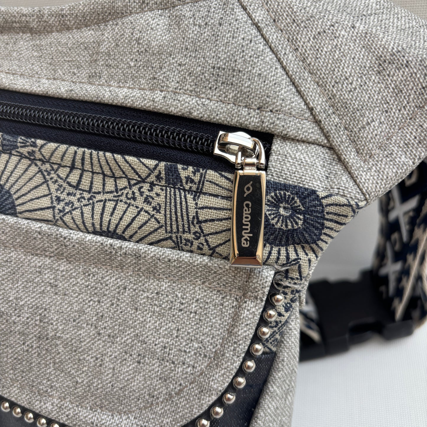 Riñonera "Special Gray Top" + Bolsillo trasero · Impermeable · Pieza Única Núm. 18020