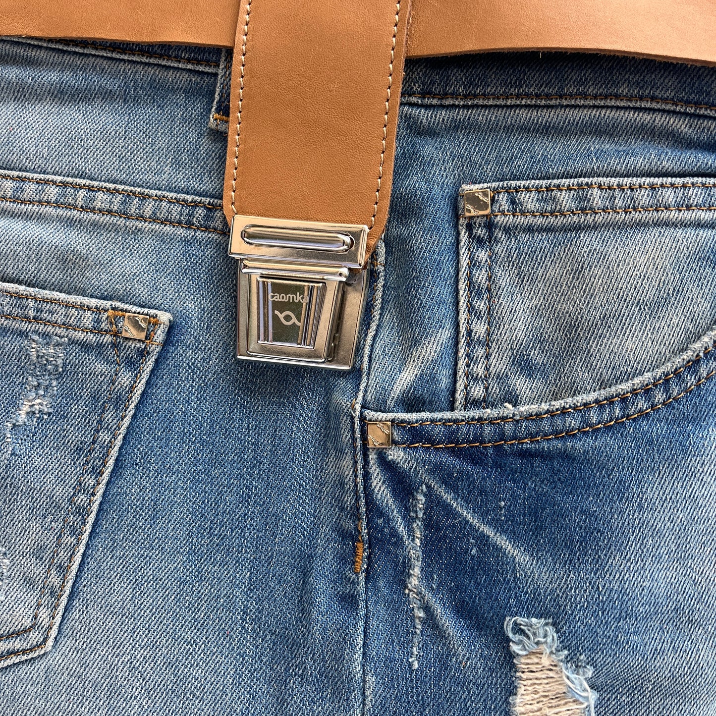 Mochila Top Caomka Recycled ♻️ Jeans · Pieza Única 15409