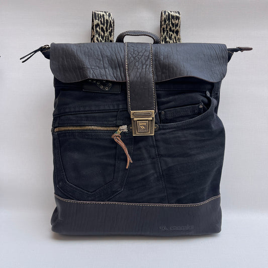 Mochila Top Caomka Recycled ♻️ Jeans · Pieza Única 15481